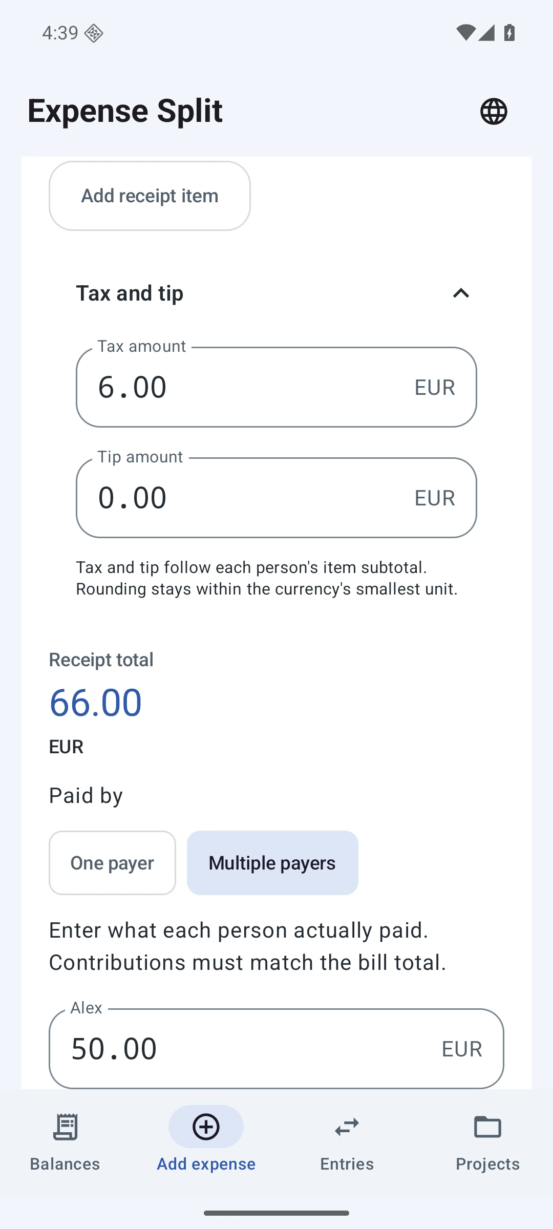 Multiple contributors — English