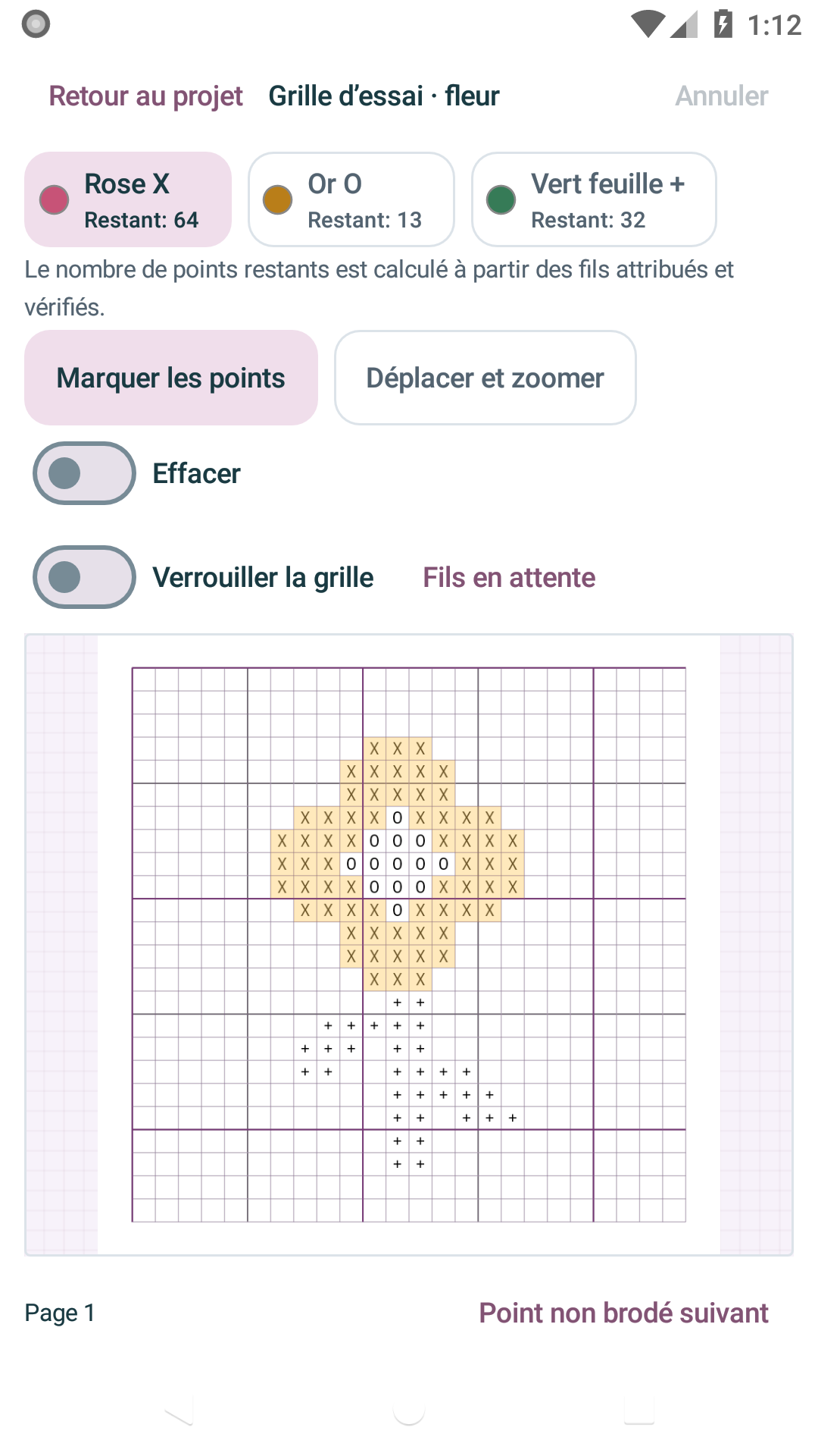 Faites place à votre grille.